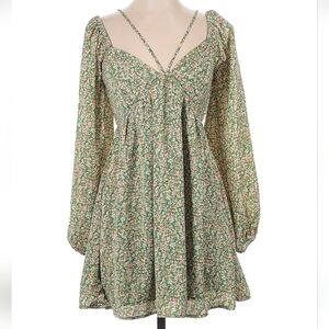 Floral Dress Long Sleeve Summer Small Baby Doll